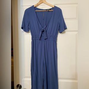 Lulus Blue Jumpsuit Xs